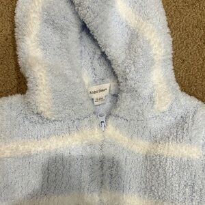 Angel Dear Soft Blue and White Striped Hoodie